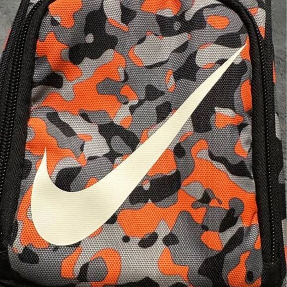 Nike Dome Black/ Orange/ Gray/ Camouflage Pattern Insulated Lunch Bag - Picture 9 of 9